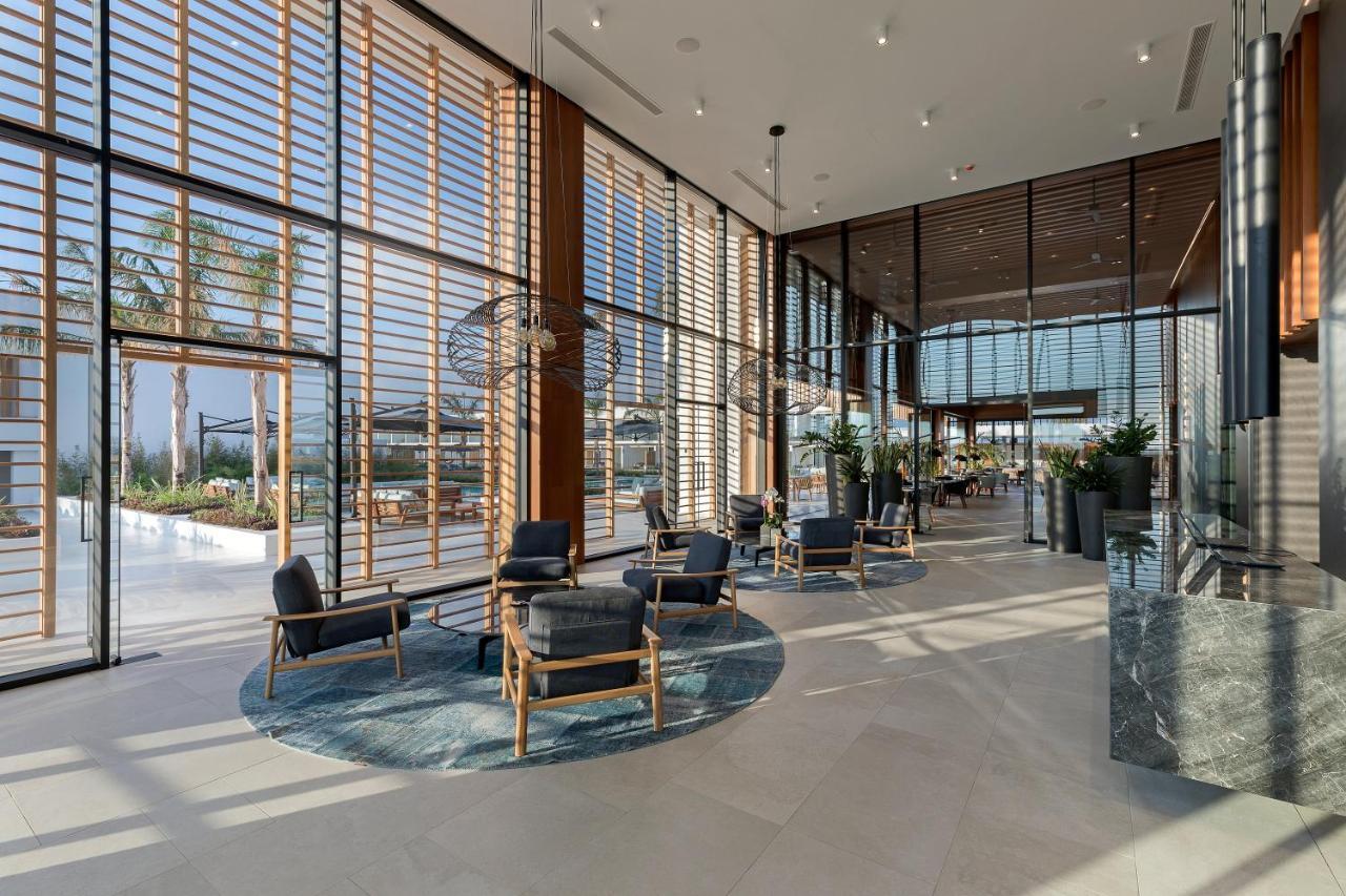 D' Andrea Lagoon All Suites - Adults Only Marmari  Bagian luar foto The lobby of the hotel