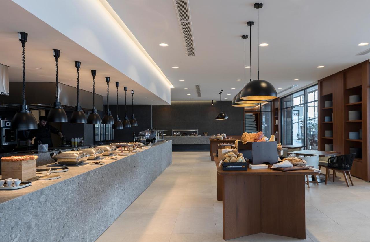 D' Andrea Lagoon All Suites - Adults Only Marmari  Bagian luar foto The restaurant