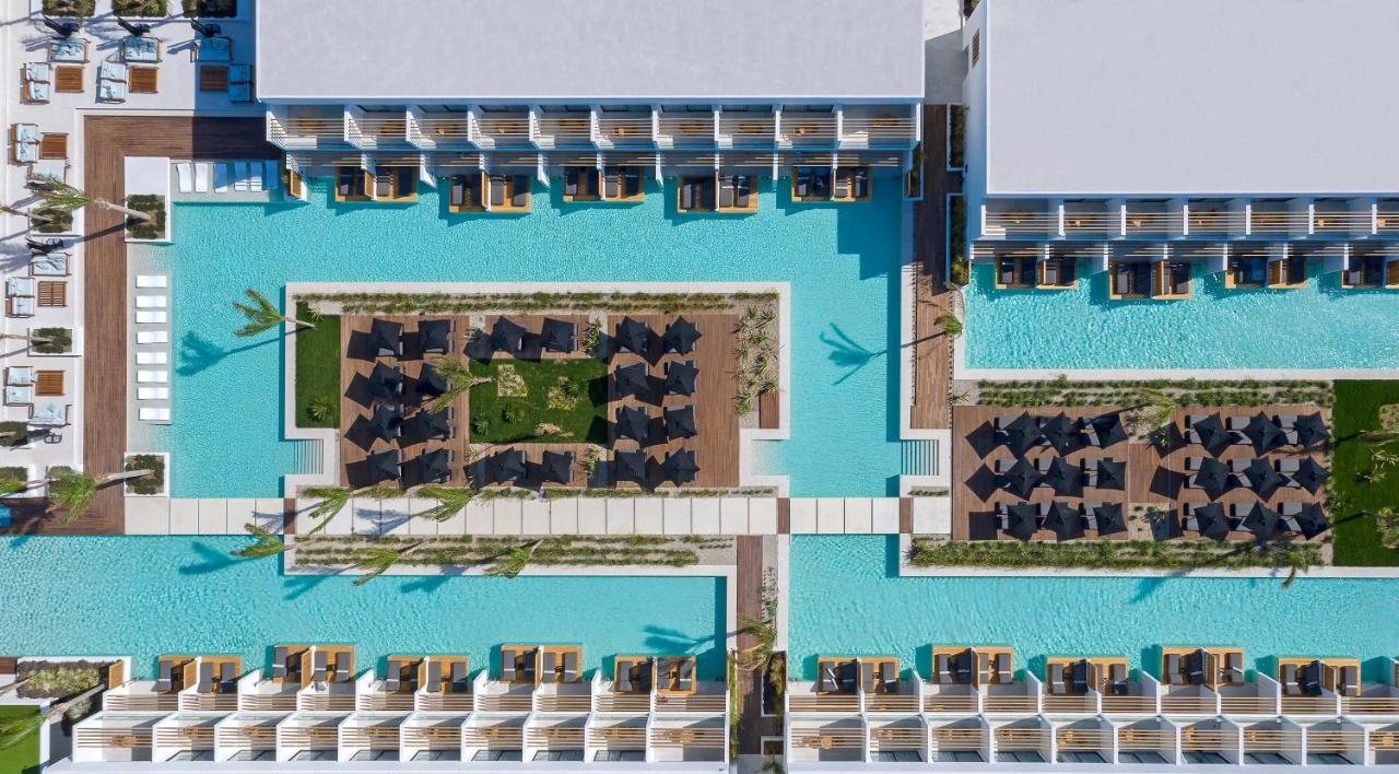 D' Andrea Lagoon All Suites - Adults Only Marmari  Bagian luar foto Aerial view of the hotel