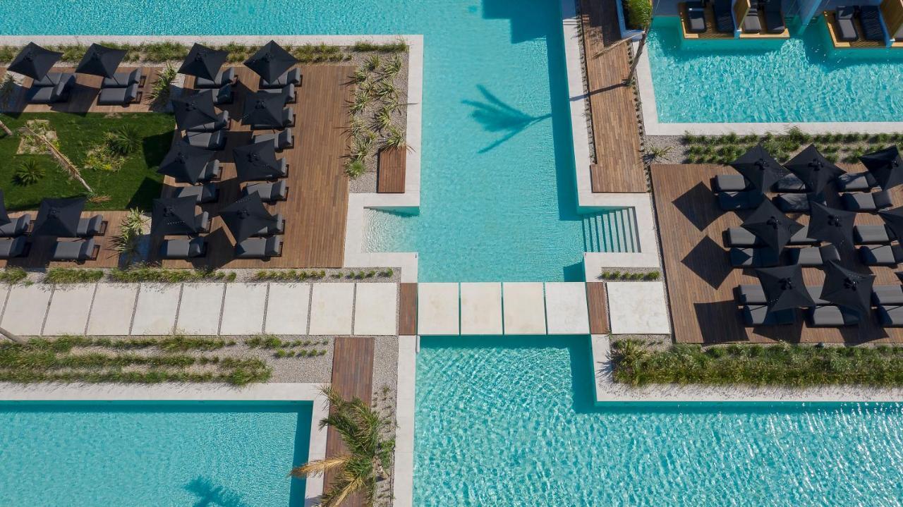 D' Andrea Lagoon All Suites - Adults Only Marmari  Bagian luar foto Aerial view of the hotel